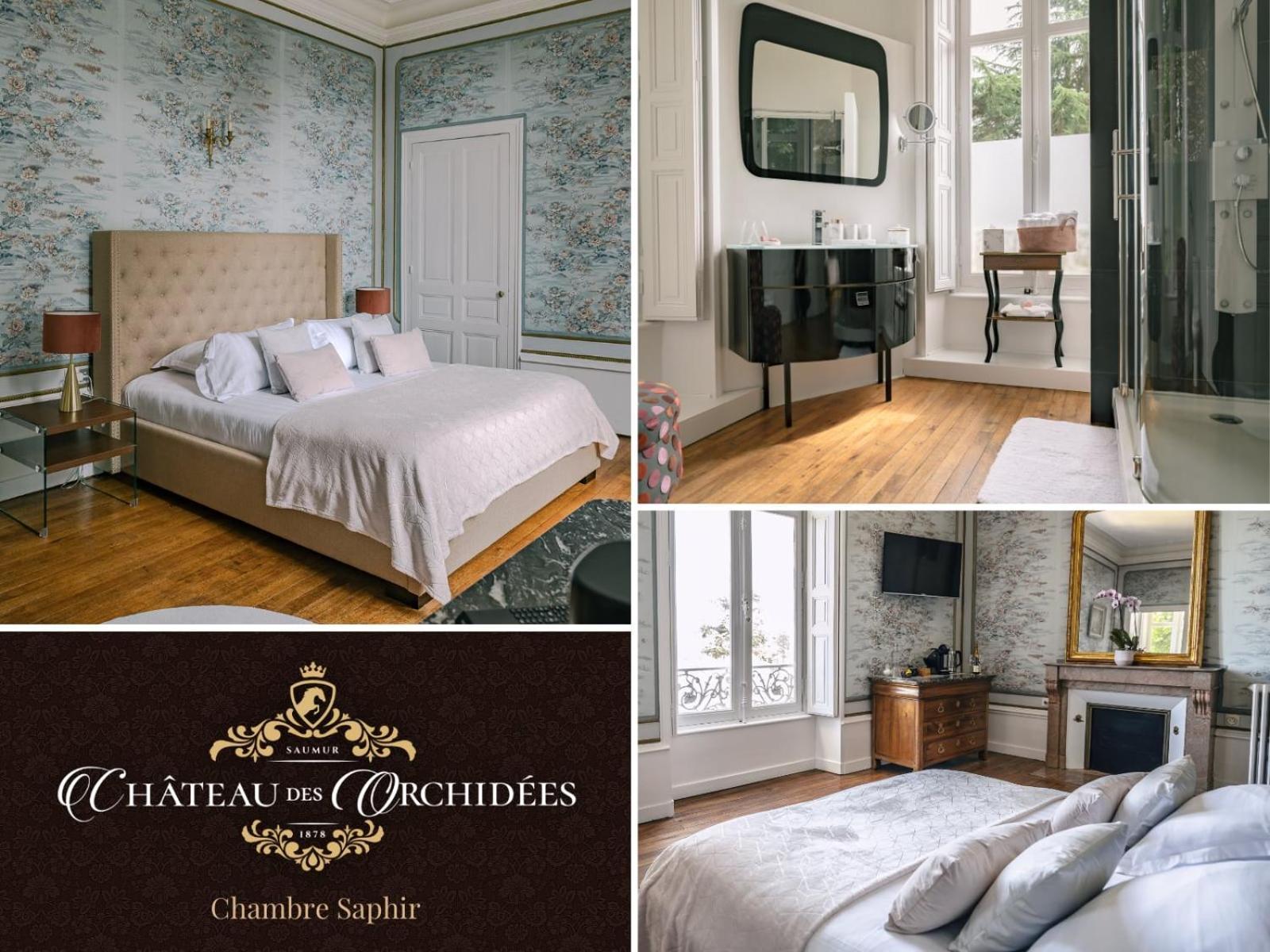 Chateau Des Orchidees En Val De Loire Saumur Kültér fotó