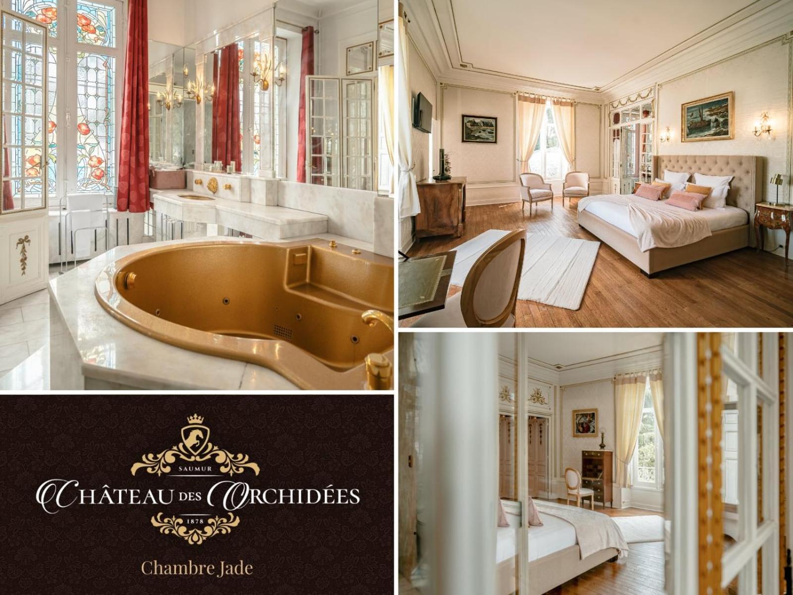 Chateau Des Orchidees En Val De Loire Saumur Kültér fotó