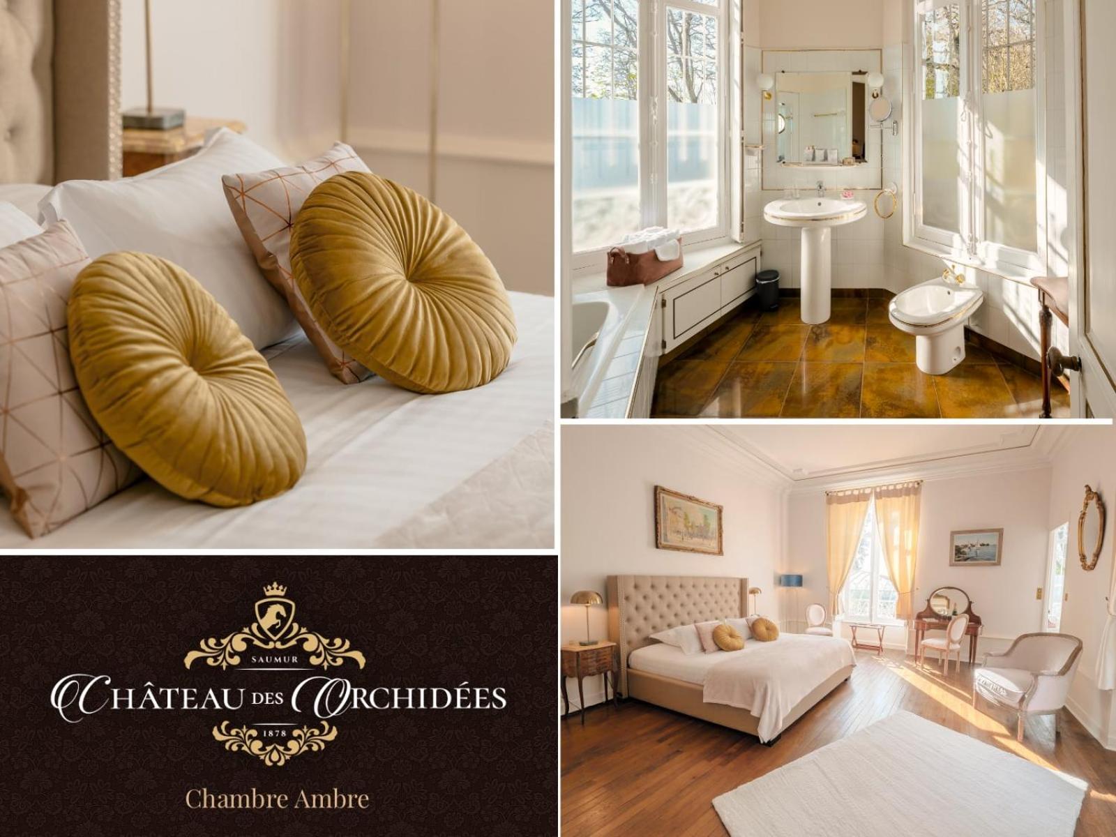 Chateau Des Orchidees En Val De Loire Saumur Kültér fotó